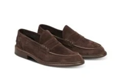 Adam Penny Loafer - Coffee Suede -Men Shoes Store adam penny loafer coffee suede 142694