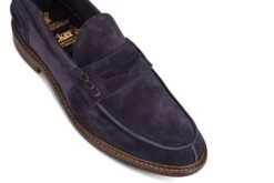 Men Shoes Store -Men Shoes Store adam penny loafer navy suede 130059