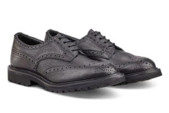 Bourton Country Shoe - Black Olivvia Shrunken Grain -Men Shoes Store bourton country shoe black olivvia shrunken grain 347029