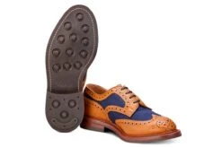 Bowood Country Shoe - Tan/Navy Two Tone -Men Shoes Store bowood country shoe tannavy two tone 809825