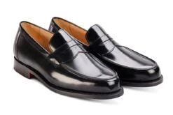 Chicago Penny Loafer - Black Bookbinder -Men Shoes Store chicago penny loafer black bookbinder 491240