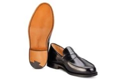 Chicago Penny Loafer - Black Bookbinder -Men Shoes Store chicago penny loafer black bookbinder 981385