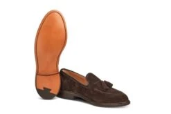 Elton Tassel Loafer - Coffee Suede -Men Shoes Store elton tassel loafer coffee suede 753197