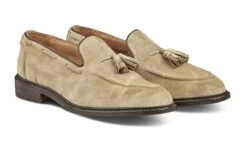Elton Tassel Loafer - Sand Suede -Men Shoes Store elton tassel loafer sand suede 909856