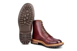 Gregory Derby Boot - Burgundy Burnished (Tricker's Exclusive) -Men Shoes Store gregory derby boot burgundy burnished 138128