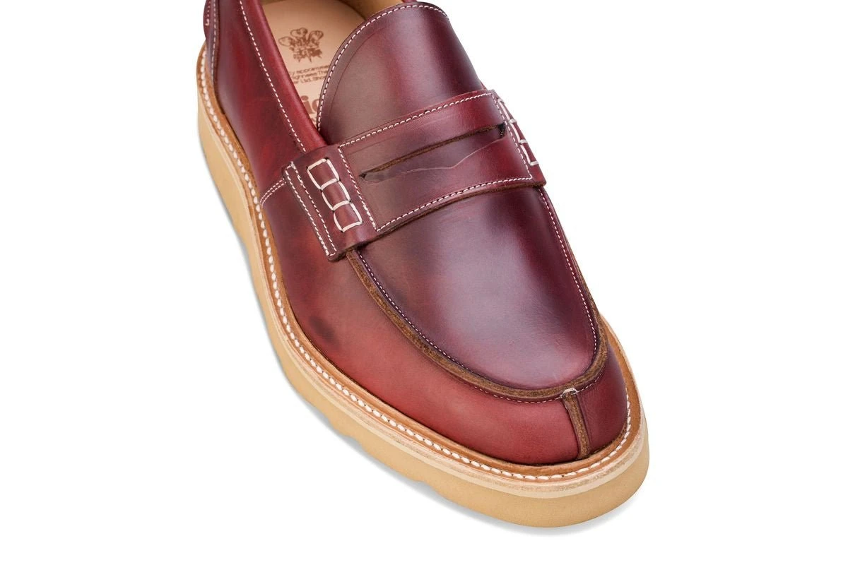 James Penny Loafer - Burgundy Cutter 2 James Penny Loafer - Burgundy Cutter - Image 2