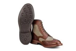 Kelmscott Country Boot - Mahogany/Khaki Two Tone 9 Kelmscott Country Boot - Mahogany/Khaki Two Tone -Men Shoes Store kelmscott country boot mahoganykhaki two tone 133174