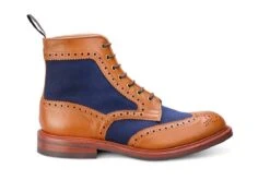 Kelmscott Country Boot - Tan/Navy Two Tone