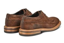Richard Longwing Brogue - Ridge Reverse Suede -Men Shoes Store richard longwing brogue ridge reverse suede 121895