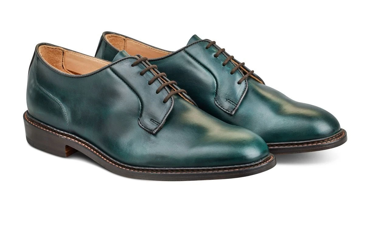Robert Derby Shoe - Lightweight - Green Cutter 3 Robert Derby Shoe - Lightweight - Green Cutter - Image 3