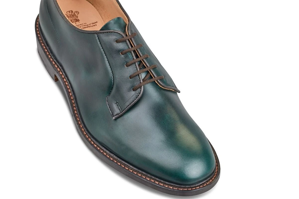 Robert Derby Shoe - Lightweight - Green Cutter 2 Robert Derby Shoe - Lightweight - Green Cutter - Image 2