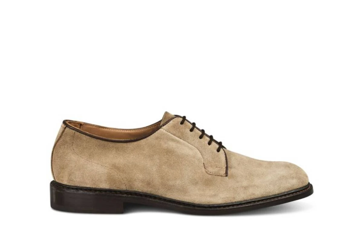 Robert Derby Shoe - Sand Suede 1 Robert Derby Shoe - Sand Suede