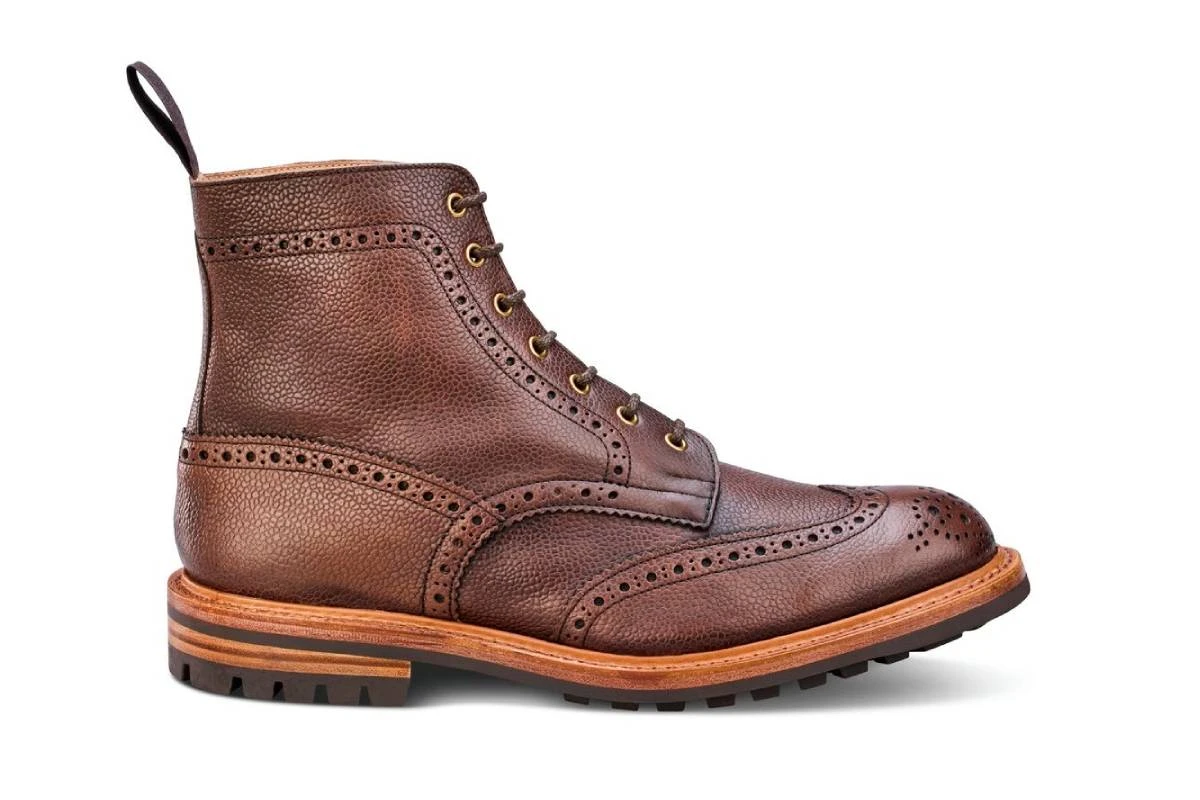 Stow Country Boot - Brown Scotch Grain 1 Stow Country Boot - Brown Scotch Grain