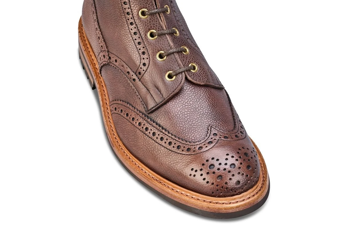 Stow Country Boot - Brown Scotch Grain 2 Stow Country Boot - Brown Scotch Grain - Image 2