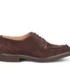 Stuart Apron Front Derby Shoe - Coffee Suede