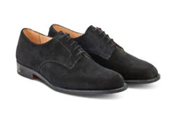 Wiltshire Plain Derby City Shoe - Black Castorino Suede 7 Wiltshire Plain Derby City Shoe - Black Castorino Suede -Men Shoes Store wiltshire plain derby city shoe black castorino suede 562741