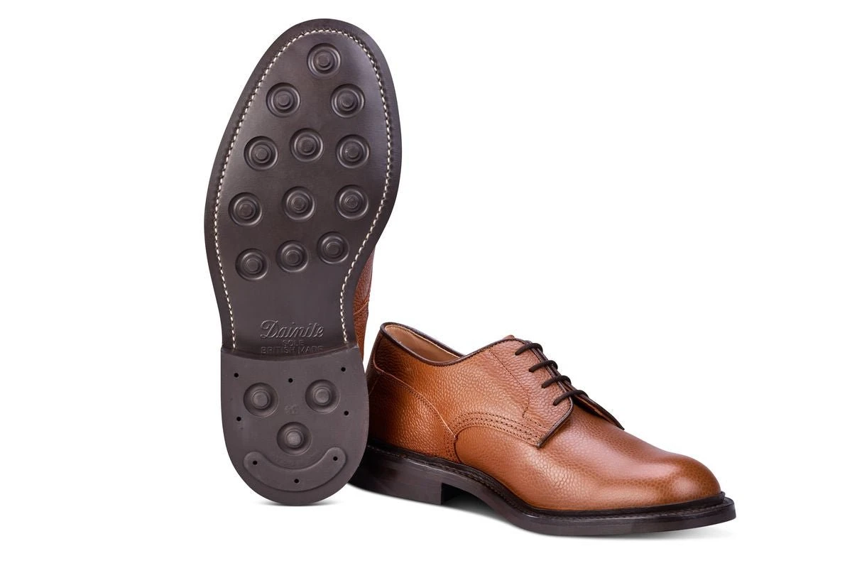 Woodstock Plain Derby Country Shoe - Sienna Scotch Grain 5 Woodstock Plain Derby Country Shoe - Sienna Scotch Grain - Image 5