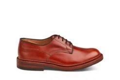 Woodstock Plain Derby Shoe - Marron Antique